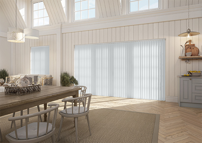 Trinity (FR Blackout), Silk White - Vertical Blind - Image 7
